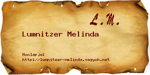Lumnitzer Melinda névjegykártya